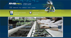 Desktop Screenshot of embtech.com.br