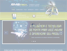 Tablet Screenshot of embtech.com.br